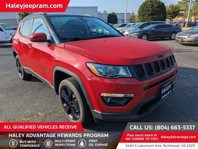 used 2021 Jeep Compass car, priced at $18,600