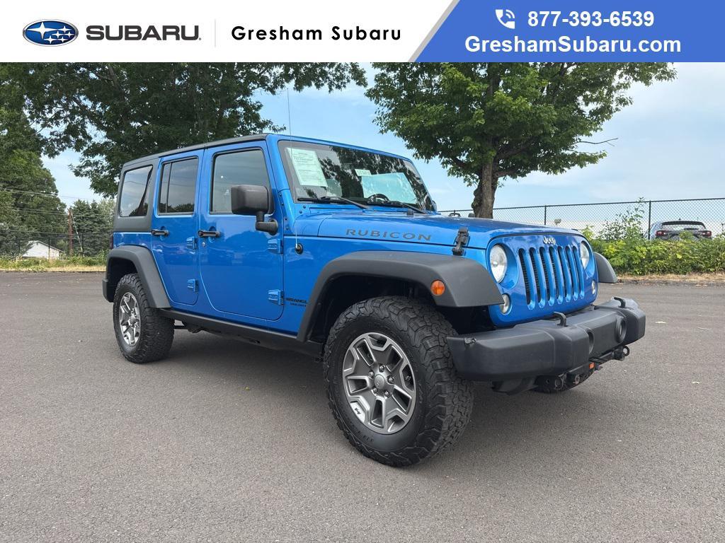 used 2014 Jeep Wrangler Unlimited car, priced at $17,200