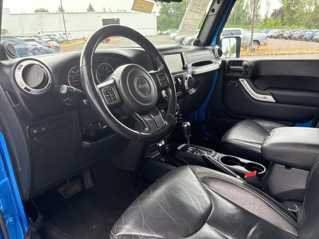 used 2014 Jeep Wrangler Unlimited car, priced at $17,200