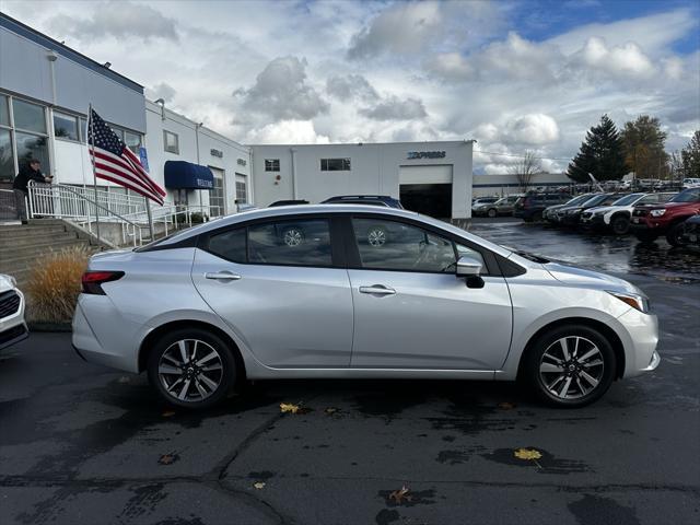 used 2021 Nissan Versa car, priced at $18,000