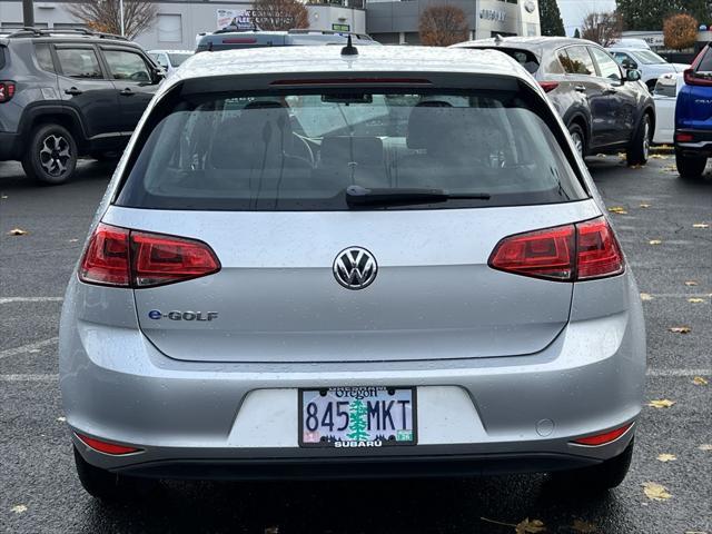 used 2016 Volkswagen e-Golf car, priced at $13,800