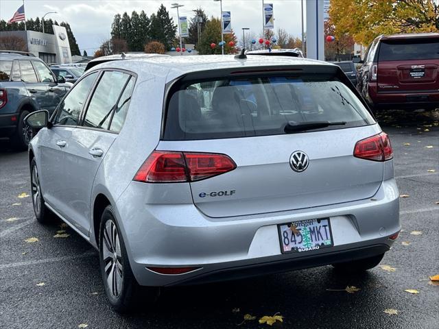 used 2016 Volkswagen e-Golf car, priced at $13,800