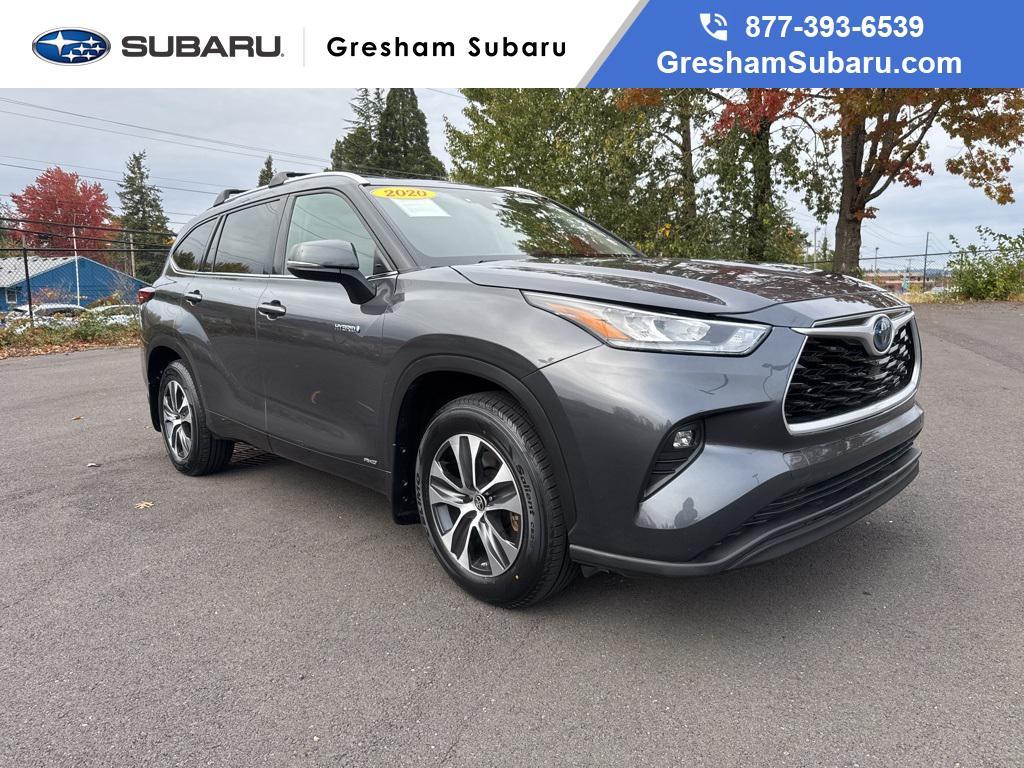 used 2020 Toyota Highlander Hybrid car, priced at $31,125
