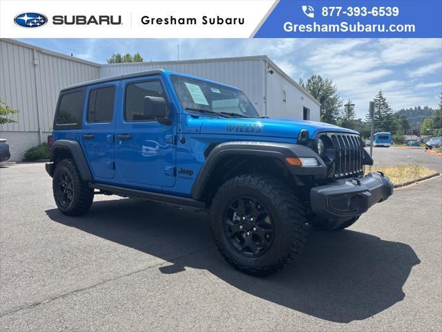 used 2022 Jeep Wrangler Unlimited car, priced at $35,000