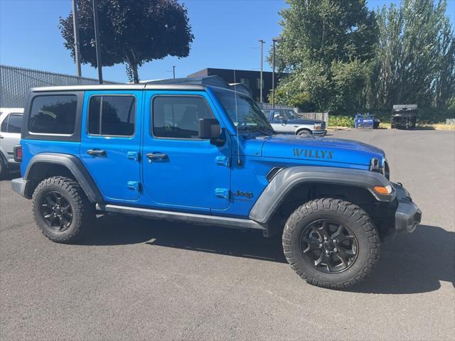 used 2022 Jeep Wrangler Unlimited car, priced at $35,000