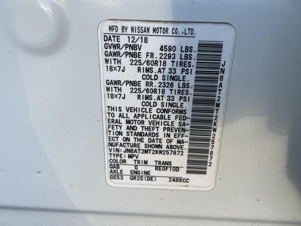 used 2019 Nissan Rogue car, priced at $17,590