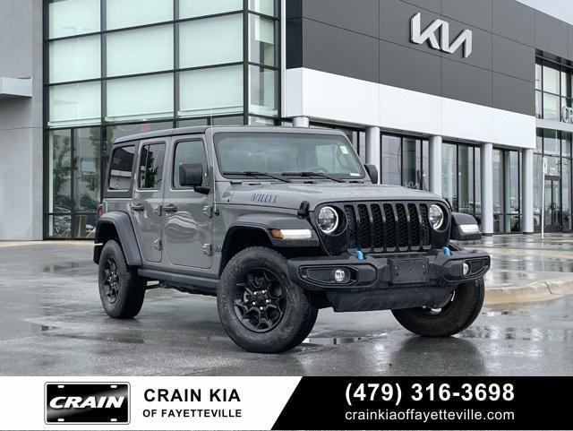 used 2023 Jeep Wrangler 4xe car, priced at $27,500