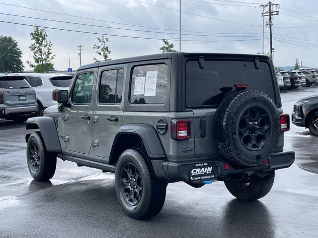used 2023 Jeep Wrangler 4xe car, priced at $29,255
