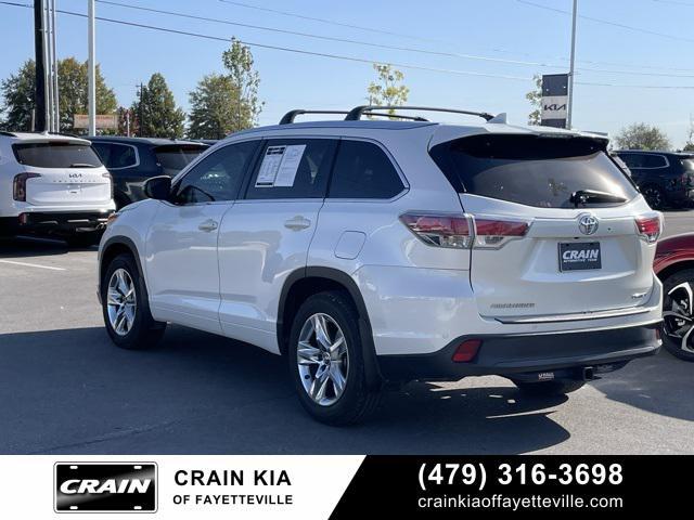 used 2016 Toyota Highlander car, priced at $15,000