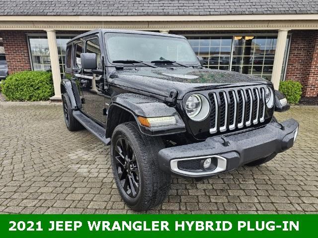 used 2021 Jeep Wrangler Unlimited 4xe car, priced at $37,987