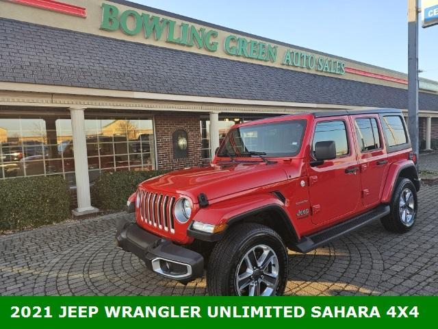 used 2021 Jeep Wrangler Unlimited car, priced at $29,491