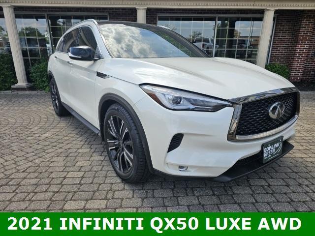 used 2021 INFINITI QX50 car, priced at $27,481