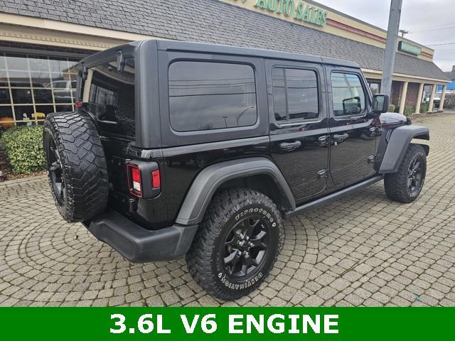 used 2021 Jeep Wrangler car, priced at $31,491