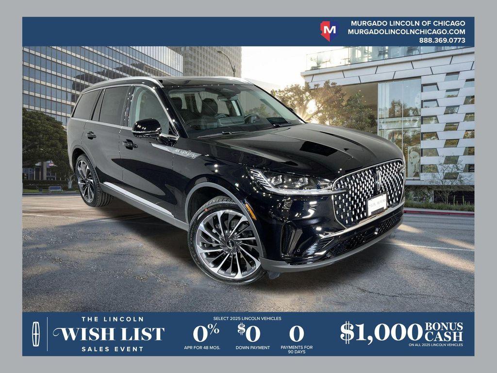 new 2025 Lincoln Aviator car, priced at $75,490