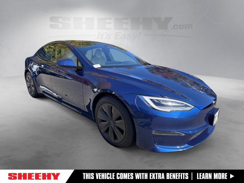 used 2022 Tesla Model S car, priced at $45,595