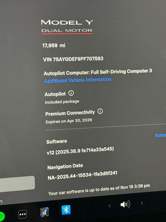 used 2023 Tesla Model Y car, priced at $34,990