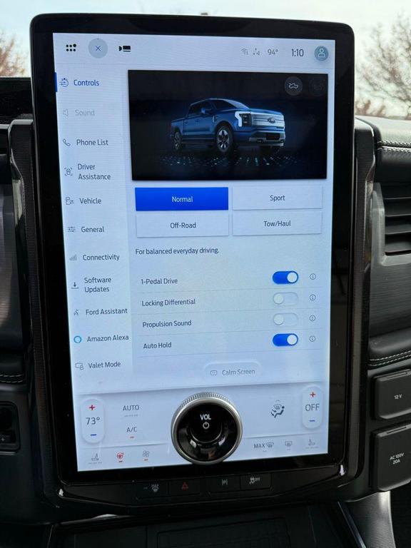 used 2023 Ford F-150 Lightning car, priced at $55,990