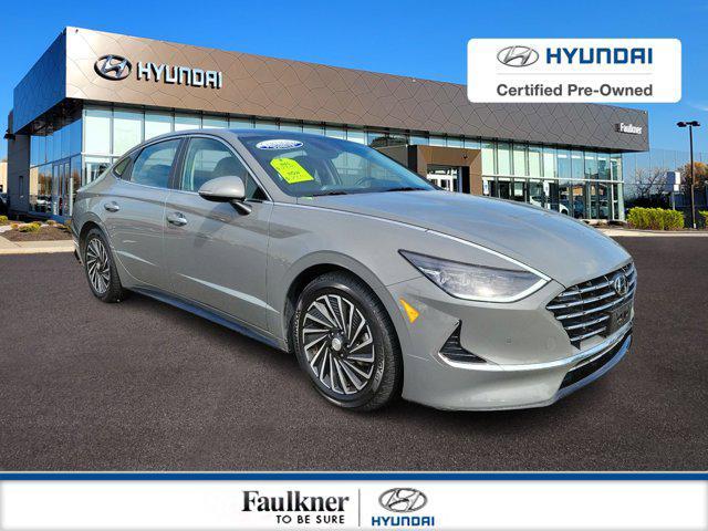 used 2021 Hyundai Sonata Hybrid car, priced at $23,800