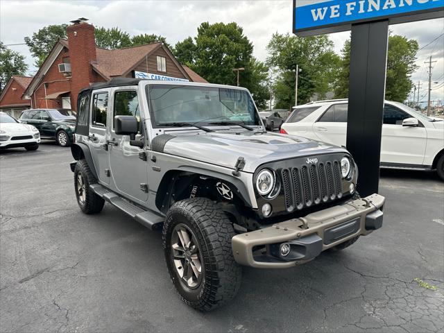 used 2016 Jeep Wrangler Unlimited car, priced at $14,987