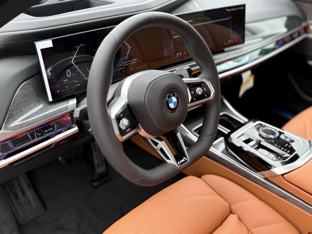 new 2025 BMW 740 car, priced at $106,055
