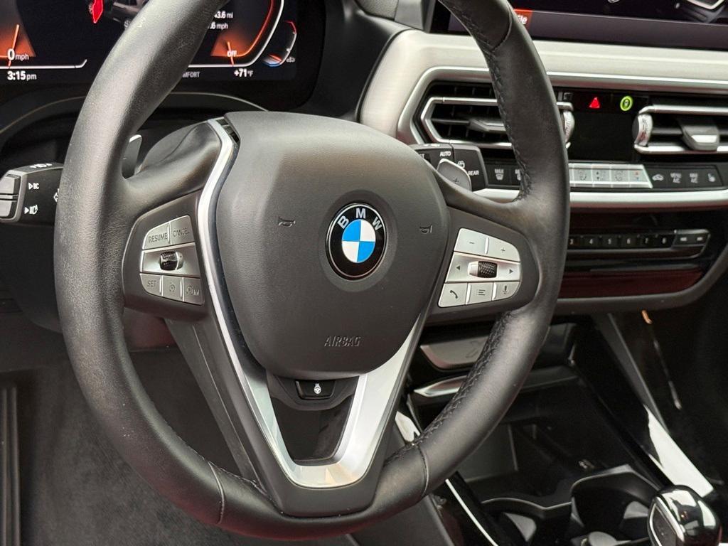 used 2022 BMW X3 car, priced at $38,299