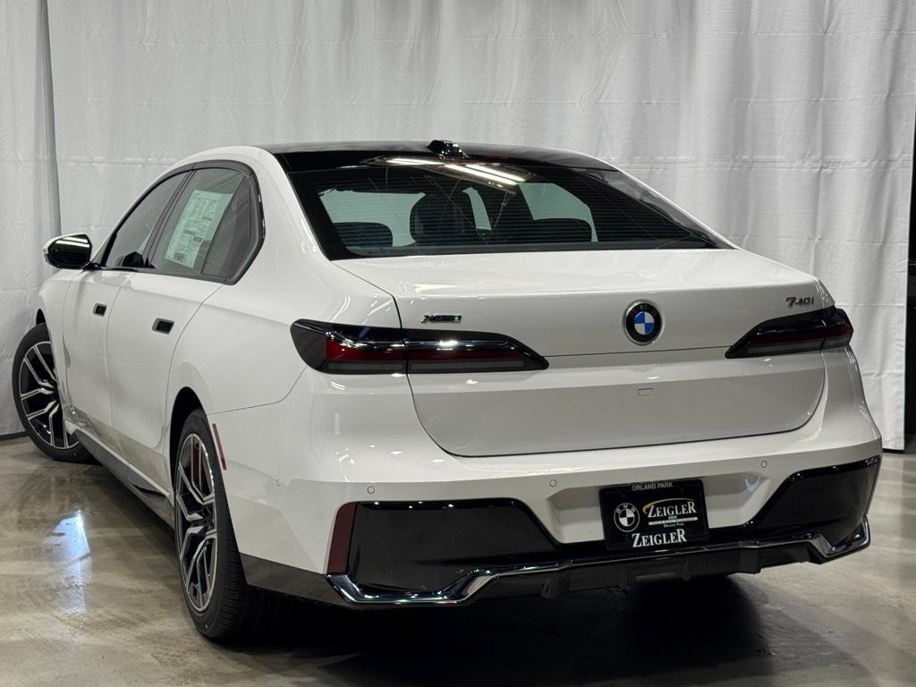 new 2025 BMW 740 car, priced at $105,980