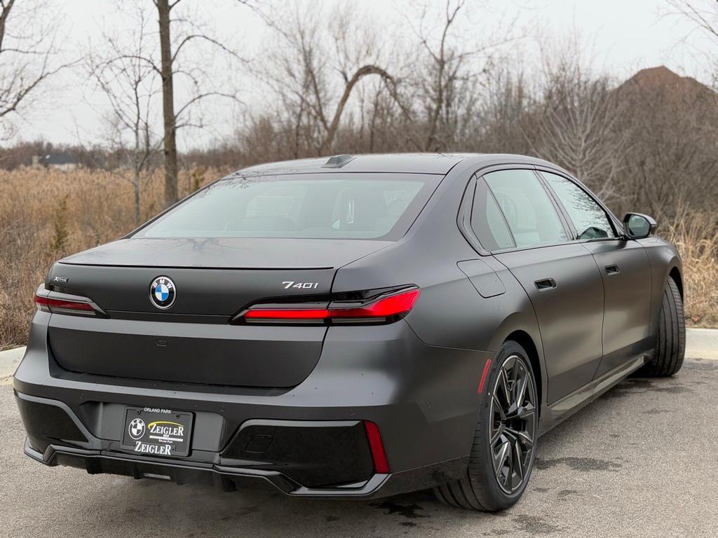 new 2025 BMW 740 car, priced at $113,935