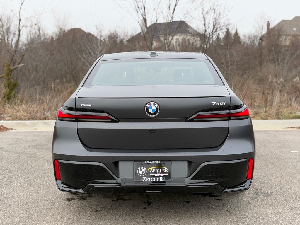 new 2025 BMW 740 car, priced at $113,935