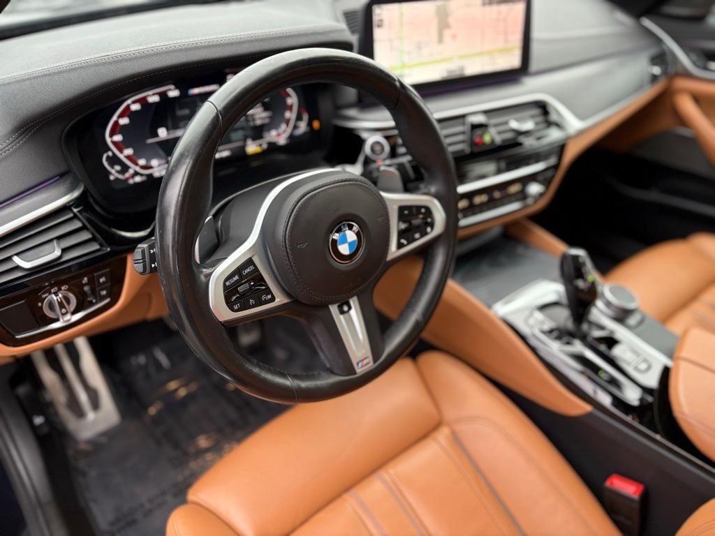 used 2022 BMW M550 car, priced at $53,399