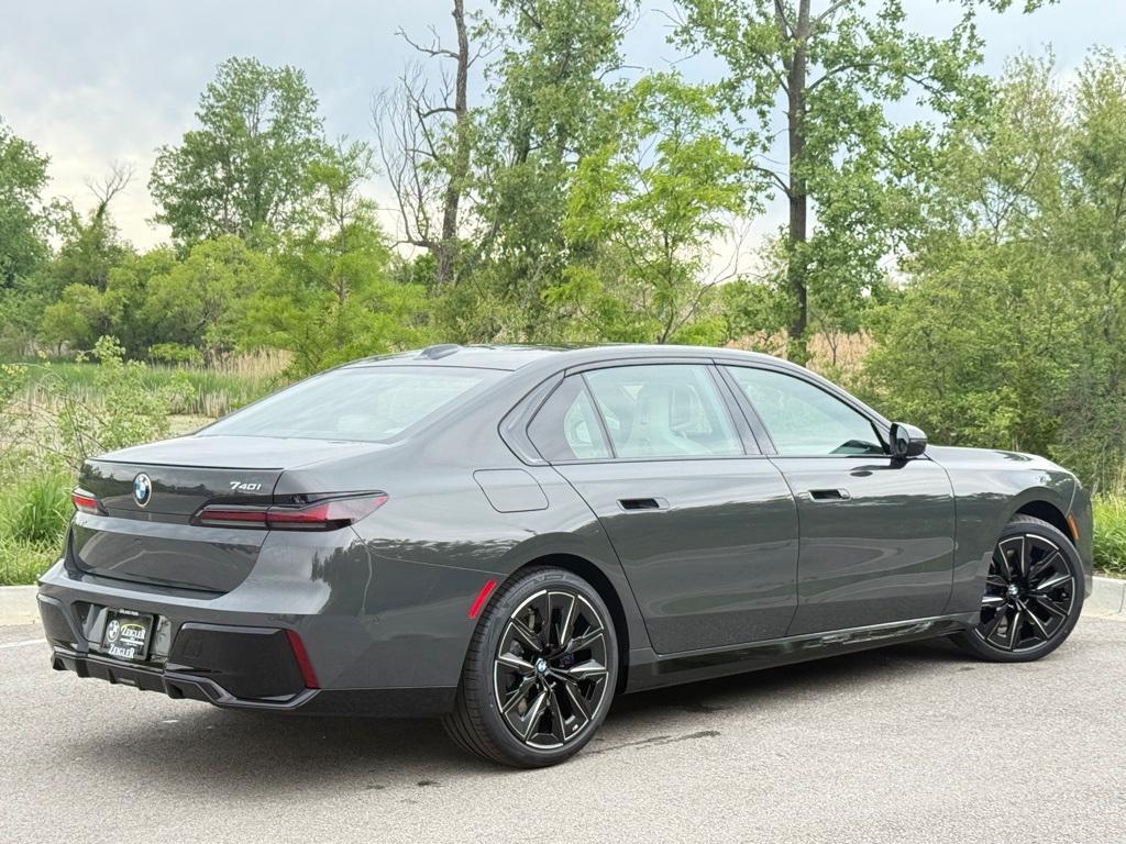 new 2025 BMW 740 car, priced at $111,670