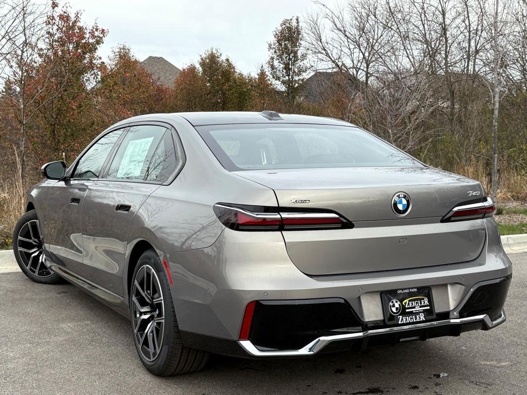 new 2025 BMW 740 car, priced at $104,325