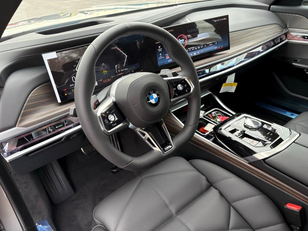 new 2025 BMW 740 car, priced at $104,325