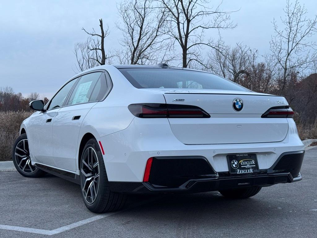 new 2025 BMW 740 car, priced at $105,375