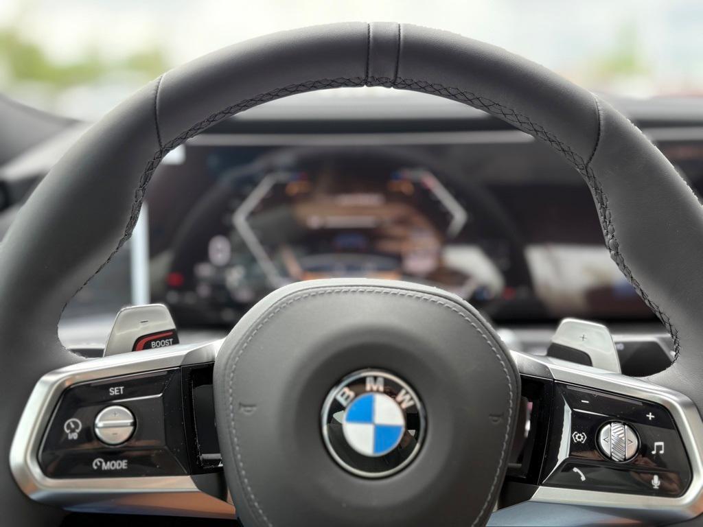 new 2025 BMW 740 car, priced at $105,355