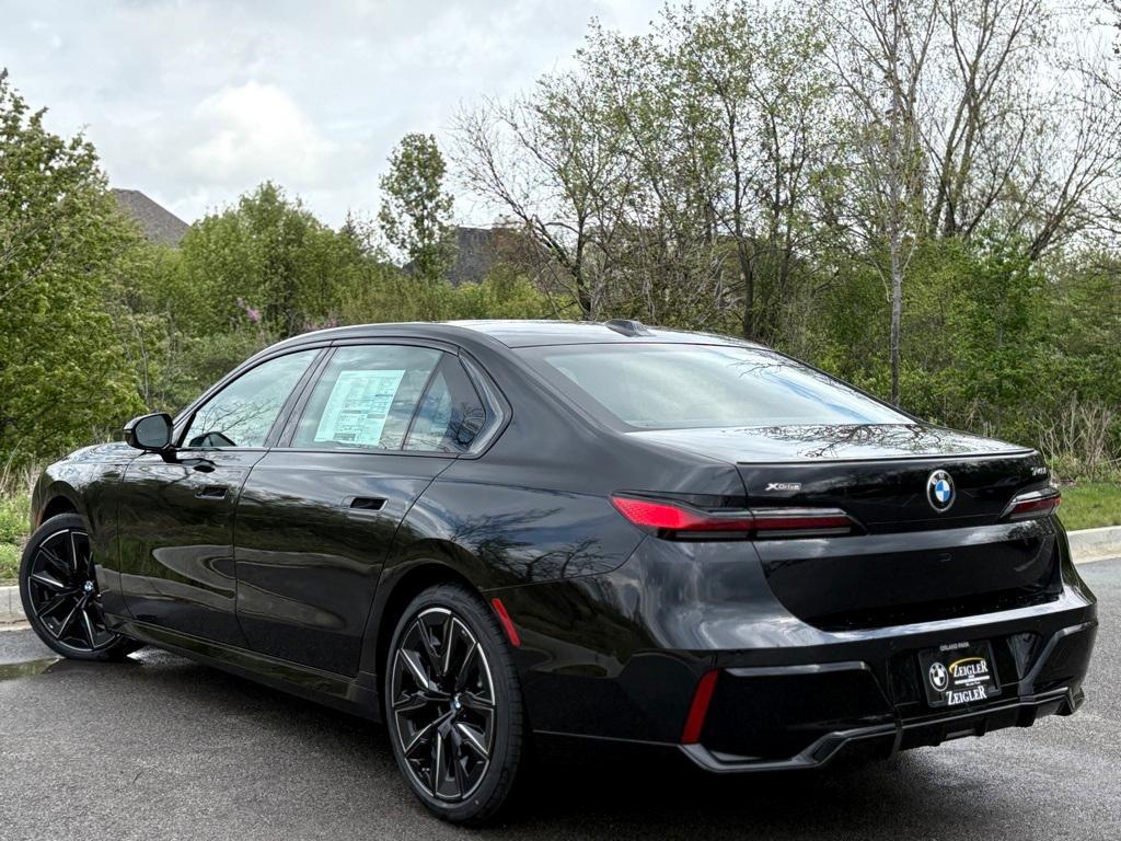 new 2025 BMW 740 car, priced at $105,355