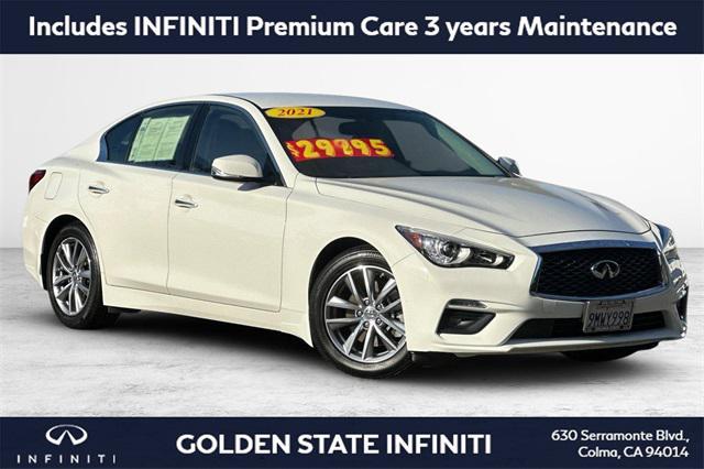 used 2021 INFINITI Q50 car, priced at $24,995