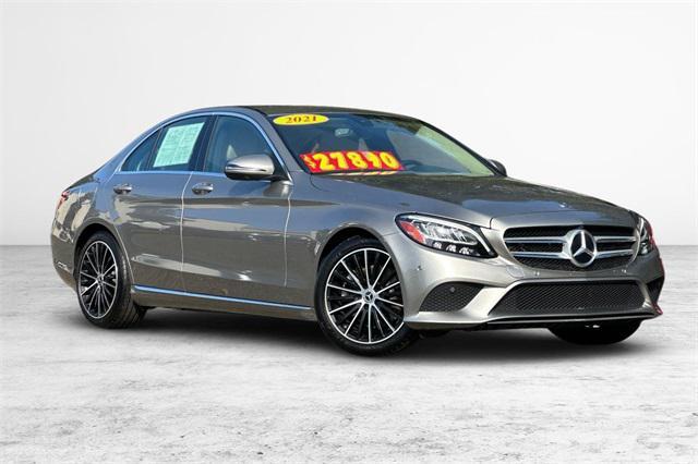 used 2021 Mercedes-Benz C-Class car, priced at $27,890