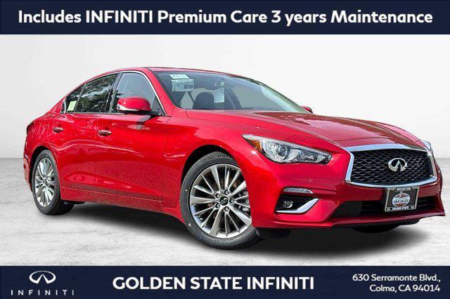 new 2024 INFINITI Q50 car, priced at $45,376