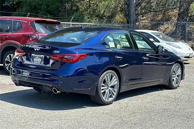 new 2024 INFINITI Q50 car, priced at $50,835