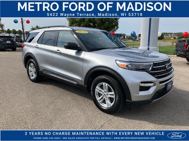 used 2021 Ford Explorer car, priced at $25,357