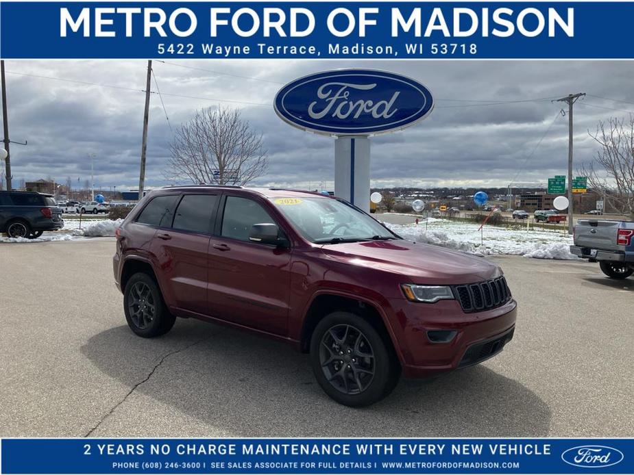 used 2021 Jeep Grand Cherokee car, priced at $34,597
