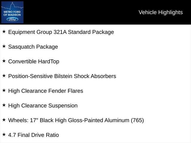 new 2024 Ford Bronco car, priced at $51,358