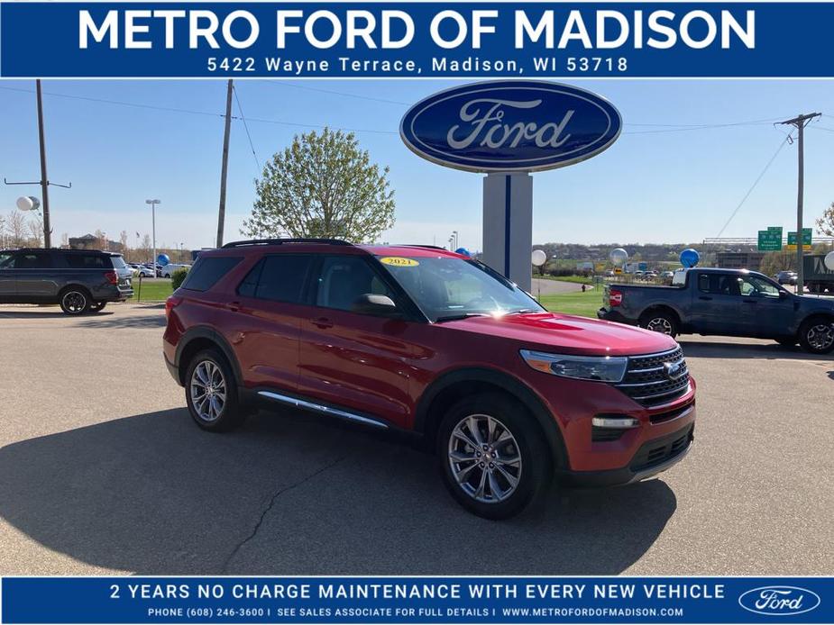 used 2021 Ford Explorer car, priced at $34,497