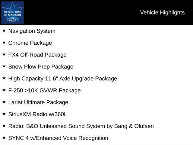 new 2025 Ford F-250 car, priced at $85,366
