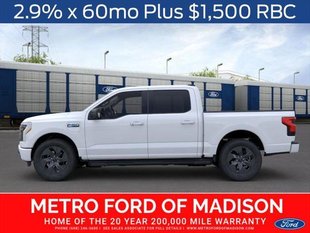 new 2025 Ford F-150 Lightning car, priced at $73,000