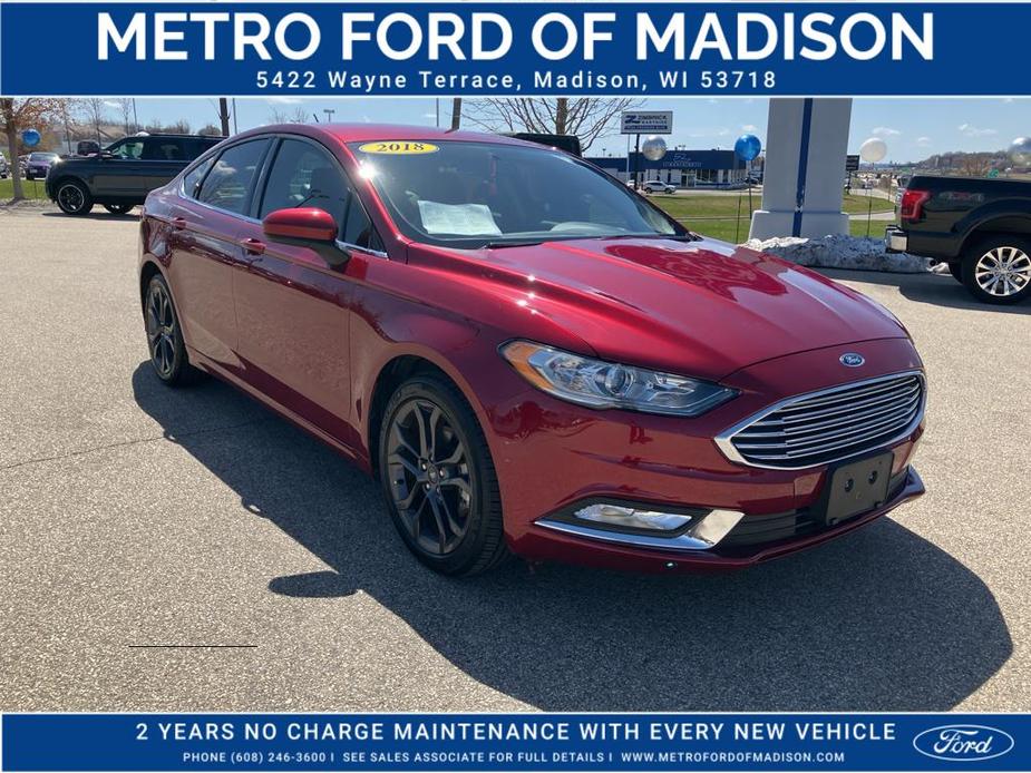 used 2018 Ford Fusion car, priced at $19,601