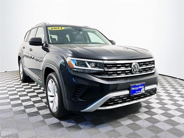 used 2021 Volkswagen Atlas car, priced at $30,488