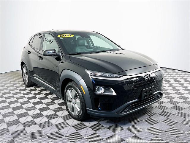 used 2021 Hyundai Kona EV car, priced at $21,488