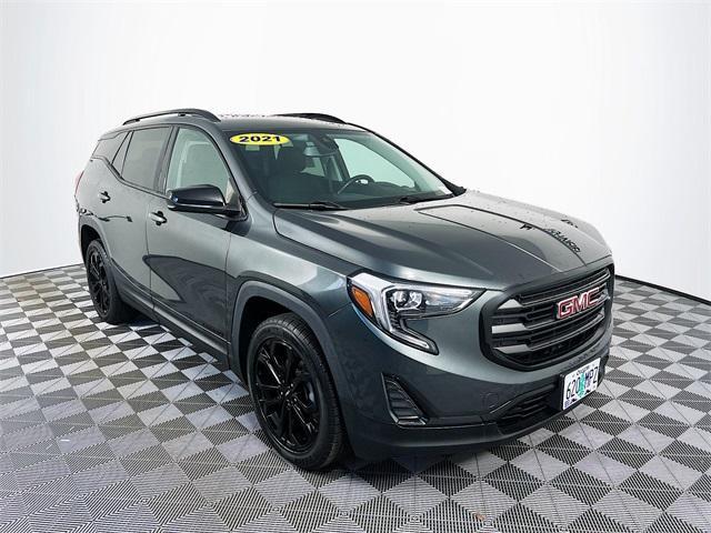 used 2021 GMC Terrain car, priced at $20,988