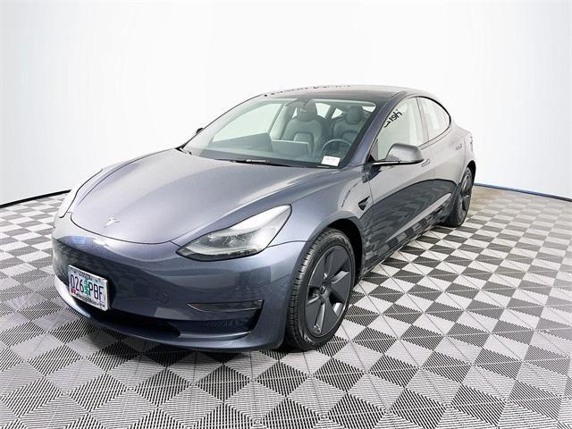 used 2023 Tesla Model 3 car, priced at $26,488